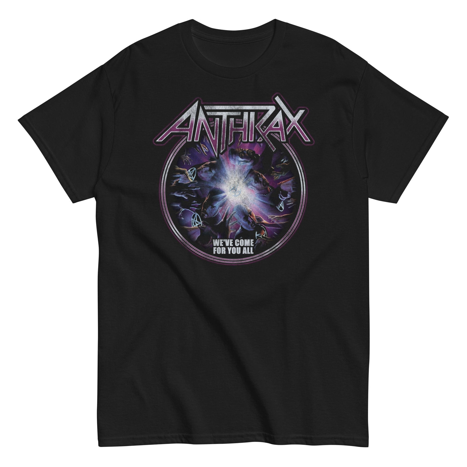 Anthrax We've Come For You All Officially Licensed Mens T Shirt Black