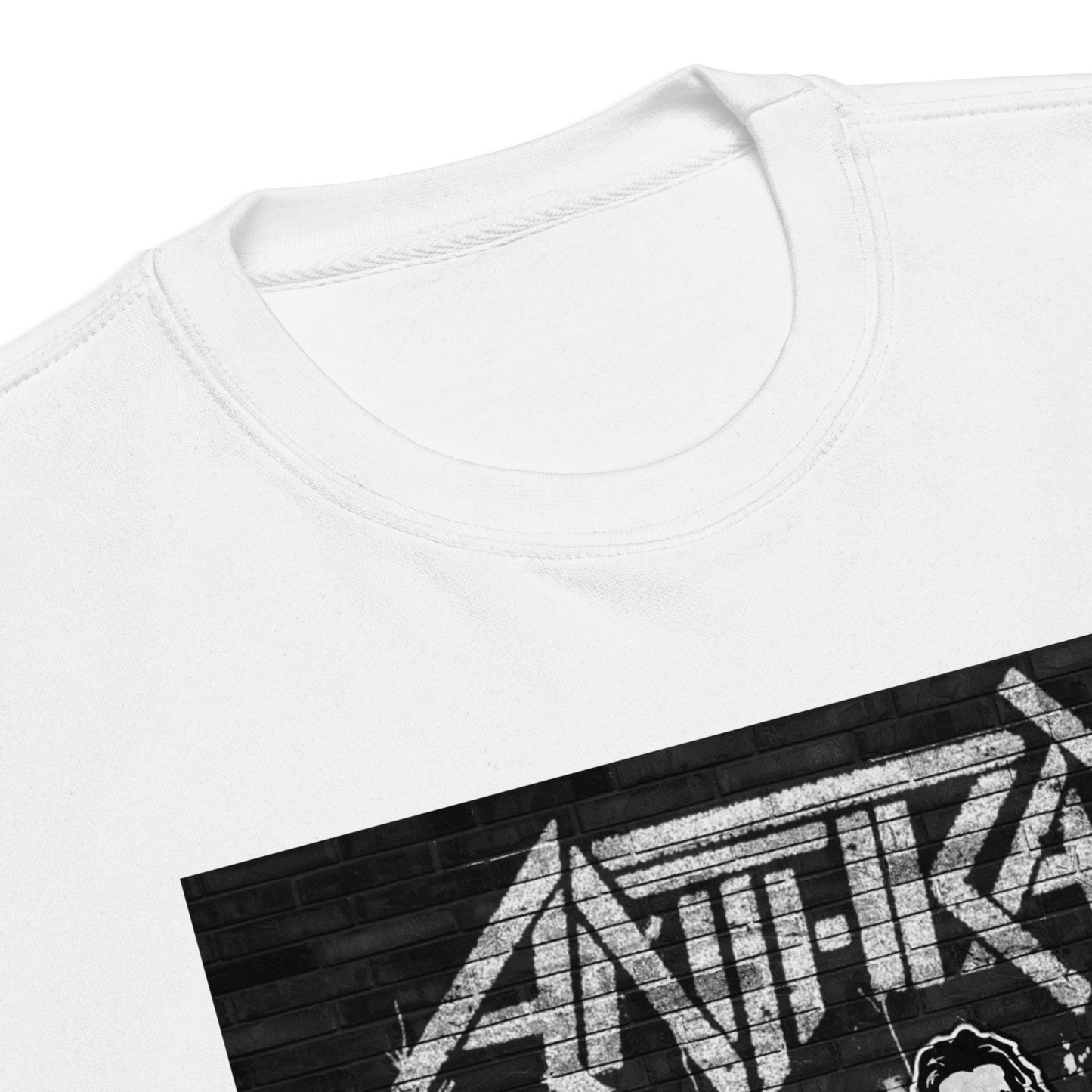 Anthrax With the Band Mens Sweatshirt White