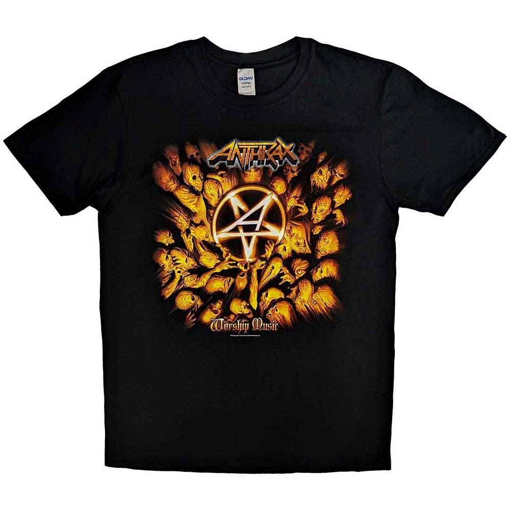 Anthrax Worship Music [T-Shirt] Officially Licensed