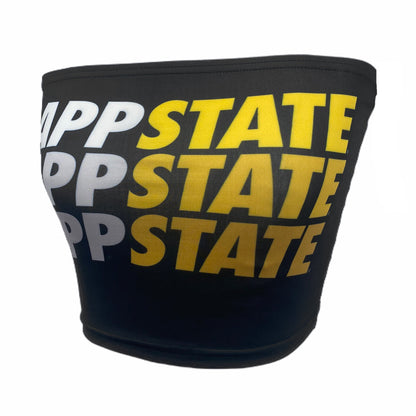App State Black Womens Tube Top Officially Licensed