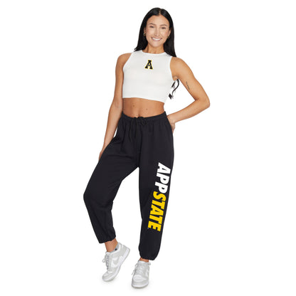 App State Everyday Black Womens Sweatpants Officially Licensed