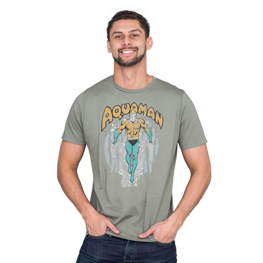 Aquaman Rising Clay Adult T Shirt