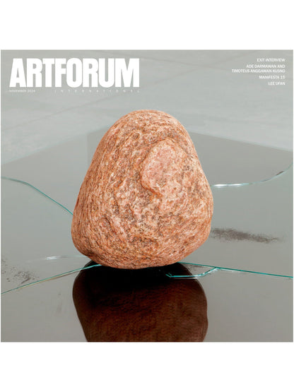 Artforum - November 2024: Lee Ufan’s Art, Manifesta 15 Review, Ade Darmawan’s Vision, Swiss Colonial Narrative, Solar Geoengineering’s History, Ballets Russes’ Influence,  Artist Agents' Rise & More!