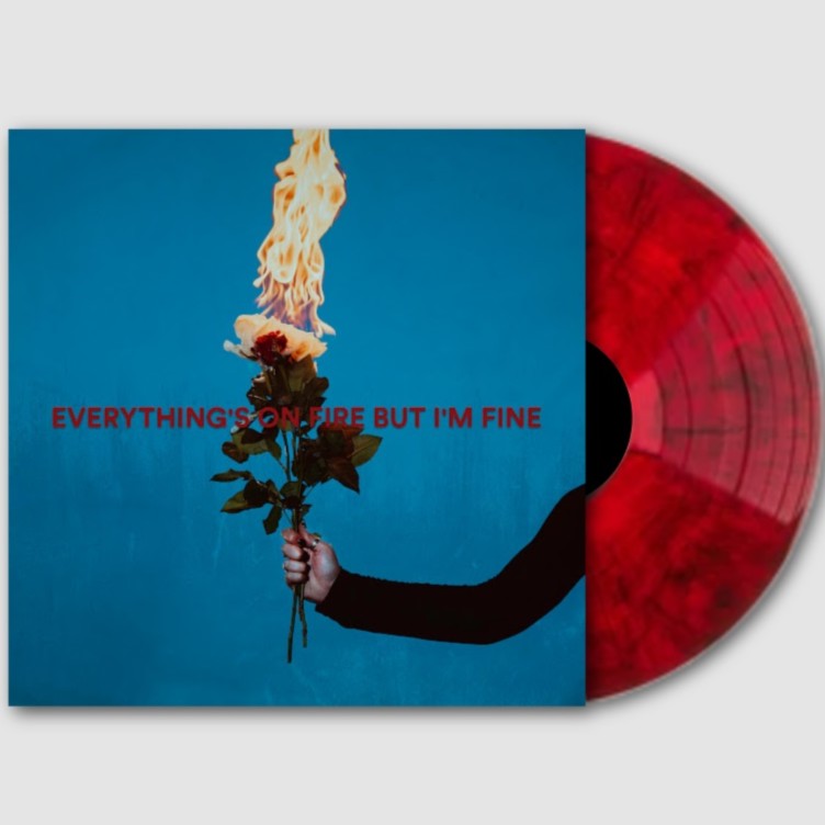 Everything's On Fire But I'm Fine [Explicit Content] (Red Marble Colored Vinyl) [Vinyl] Vinyl Record