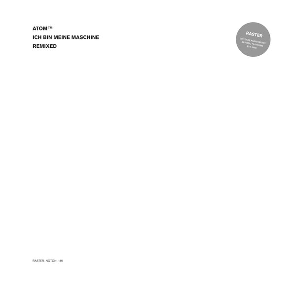 ATOM TM - Ich Bin Meine Maschine [12"] [Vinyl] Vinyl Record