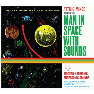 Man In Space With Sounds (GREEN & YELLOW SWIRL VINYL) Vinyl Record