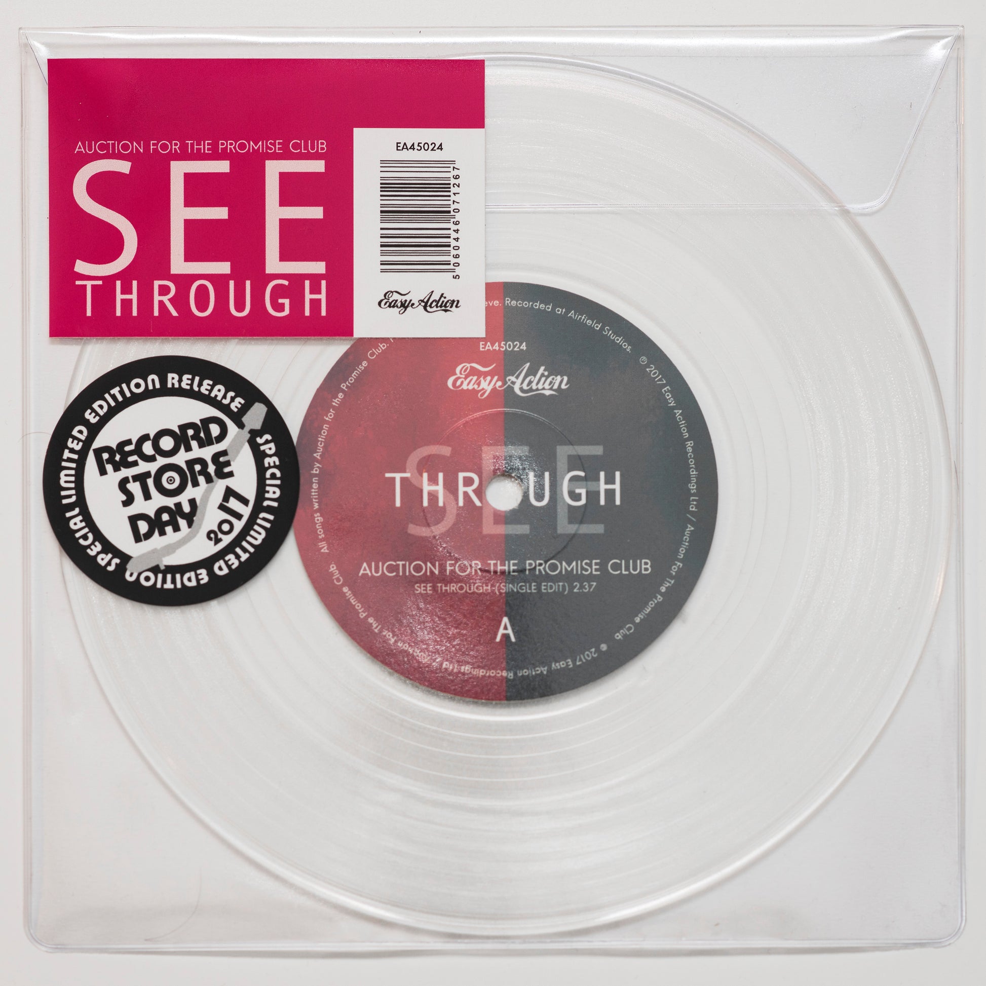 Auction For The Promise Club - See Through Vinyl Record
