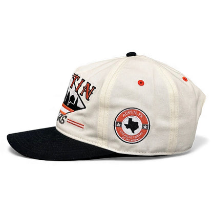 Austin Snapback Hat - The Silicon Hills (Cream/Black)