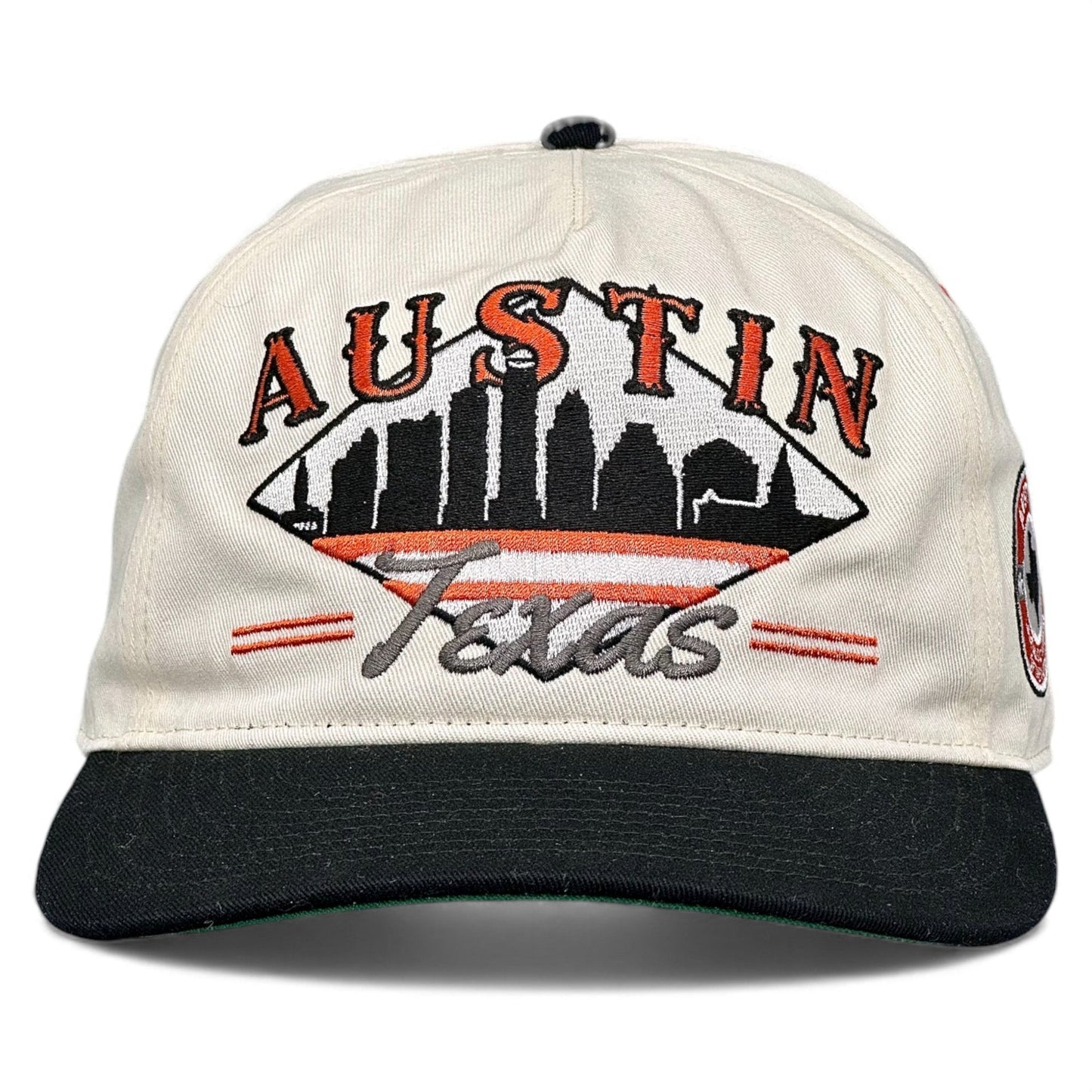 Austin Snapback Hat - The Silicon Hills (Cream/Black)