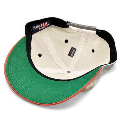 Austin Snapback Hat - The Silicon Hills (Cream/Burnt Orange)