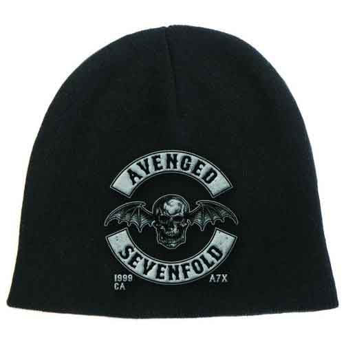 Avenged Sevenfold Death Bat Crest Beanie Hat Officially Licensed