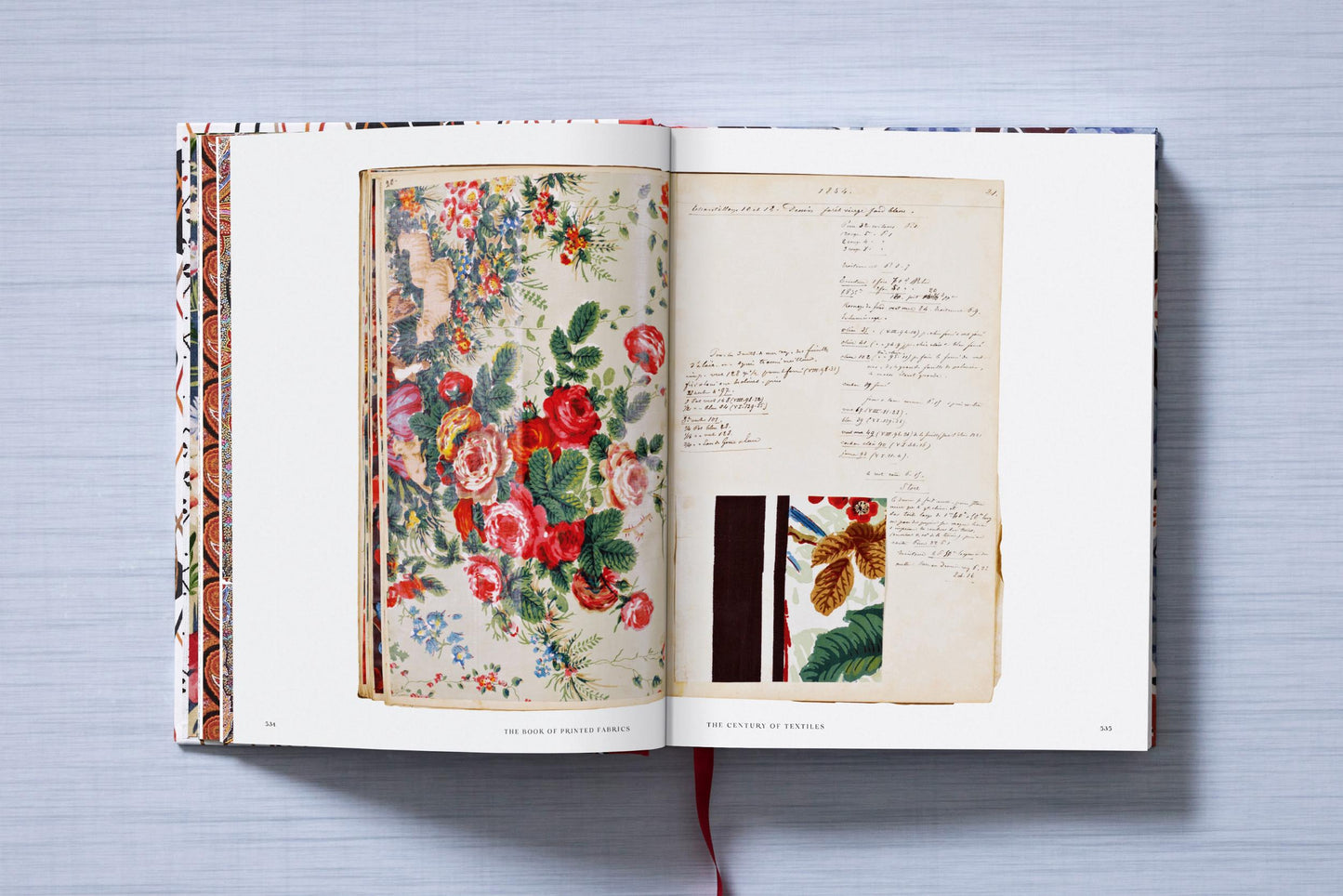 The Book of Printed Fabrics. From the 16th century until today (German, French, English) Book