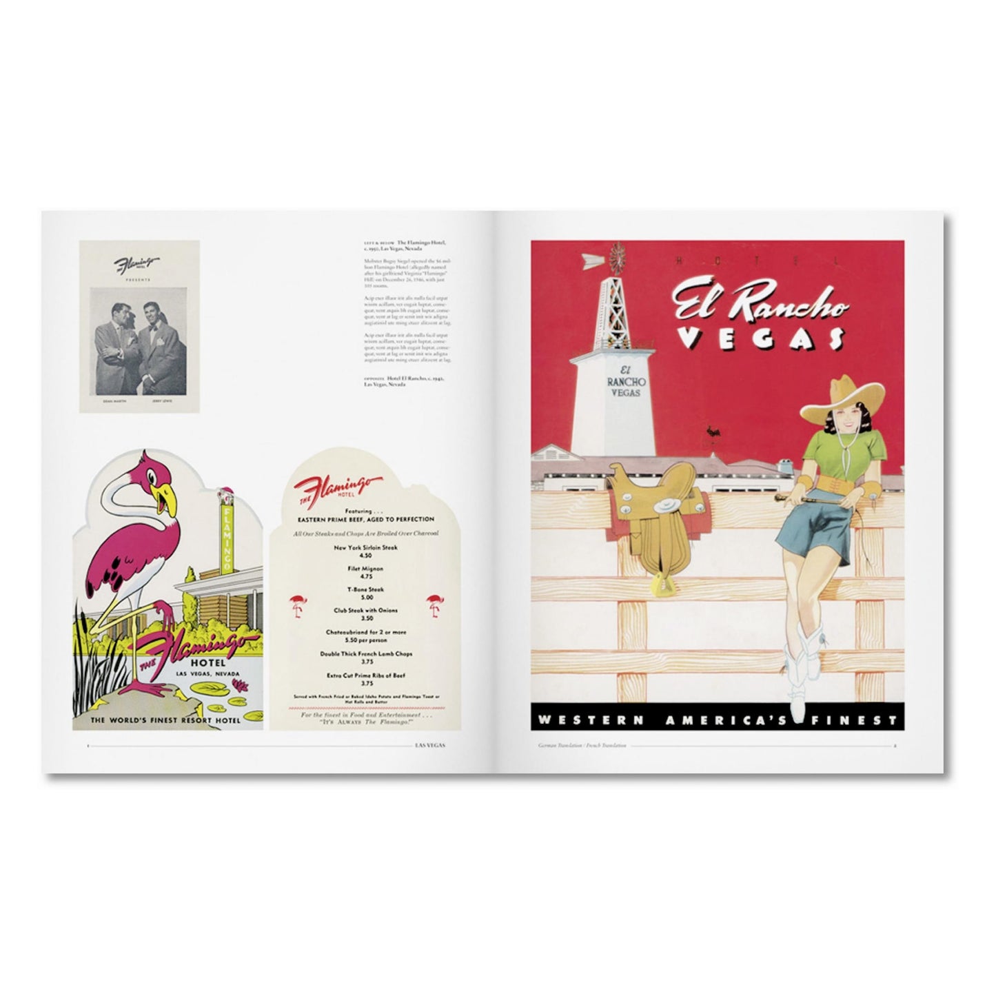 Menu Design in America (German, French, English) Book