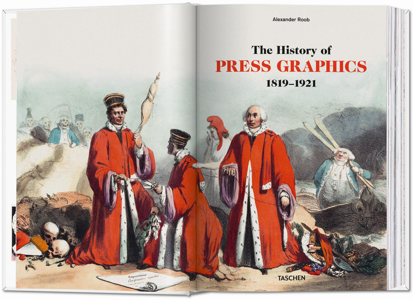 History of Press Graphics. 1819–1921 (German, French, English) Book