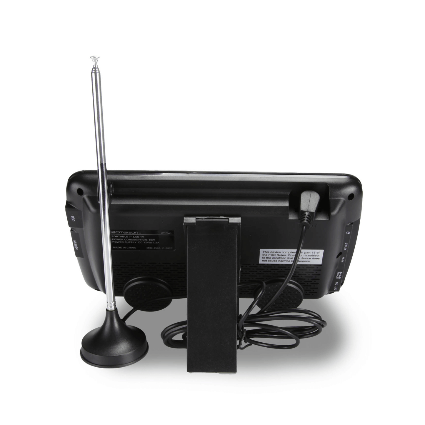 Emerson Portable 7" TV and Digital Multimedia Player with Built-In Battery