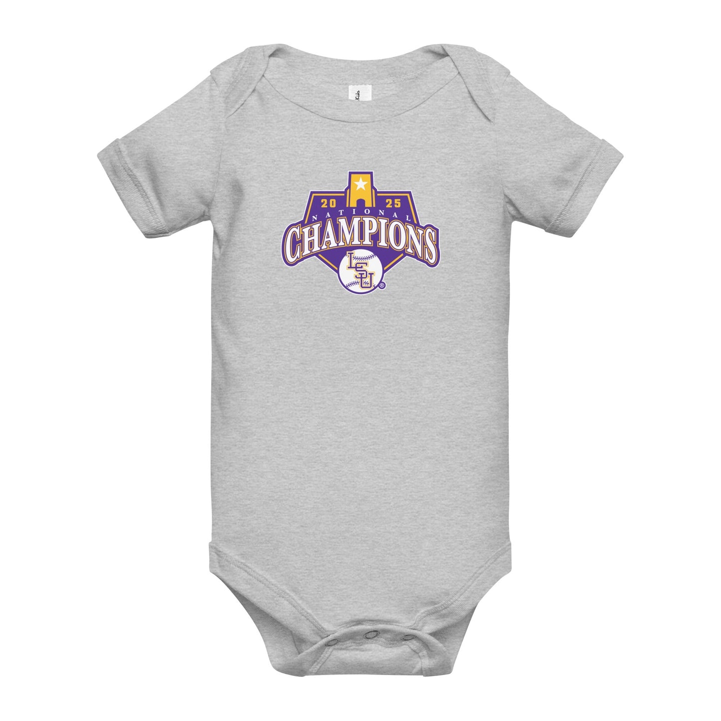 LSU Baseball National Championship Logo Onesie