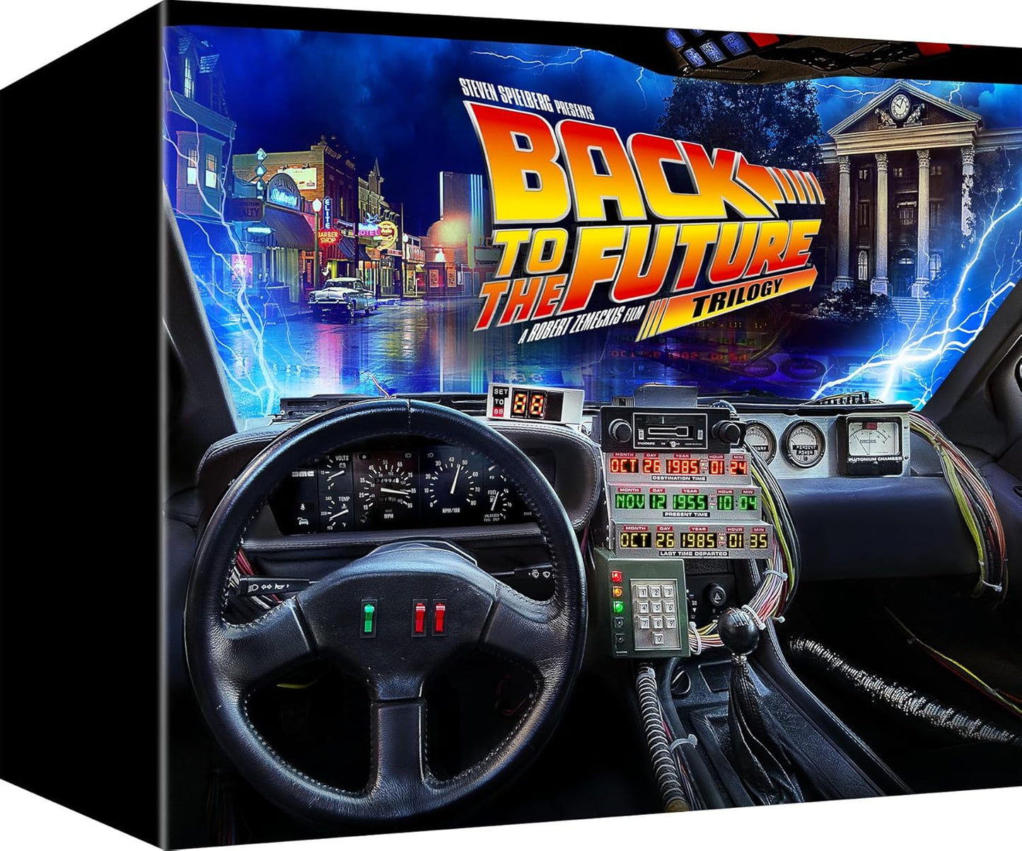 Back to the Future - 40th Anniversary Amazon Exclusive Trilogy Steelbook Giftset (4K UHD + Blu-ray + Digital)