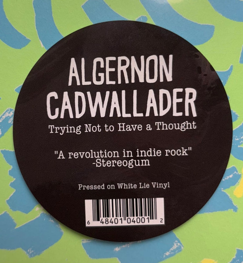 Algernon Cadwallader	 – Trying Not to Have a Thought Music CD