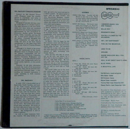 Del Mccoury – Del McCoury Sings Bluegrass (LP Vinyl) Vinyl Record