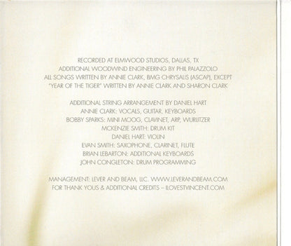 St. Vincent – Strange Mercy Music CD
