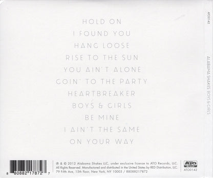 Alabama Shakes – Boys and Girls Music CD