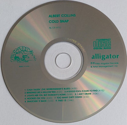 Albert Collins – Cold Snap Music CD