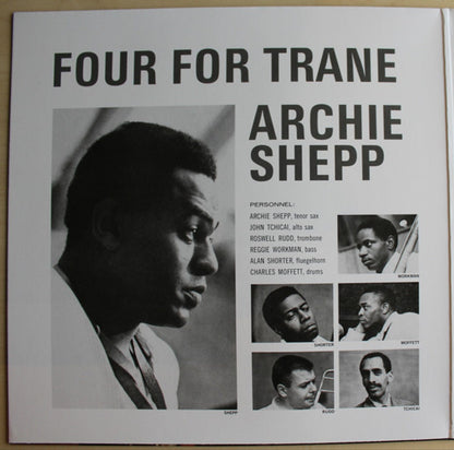 Archie Shepp – Four For Trane (LP Vinyl) Vinyl Record