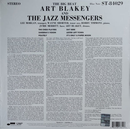 Art Blakey & The Jazz Messengers – The Big Beat (LP Vinyl) Vinyl Record