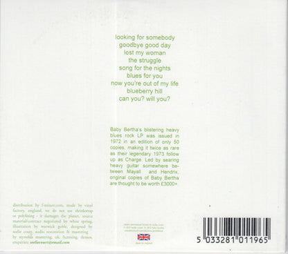 Baby Bertha – Just The Beginning Music CD