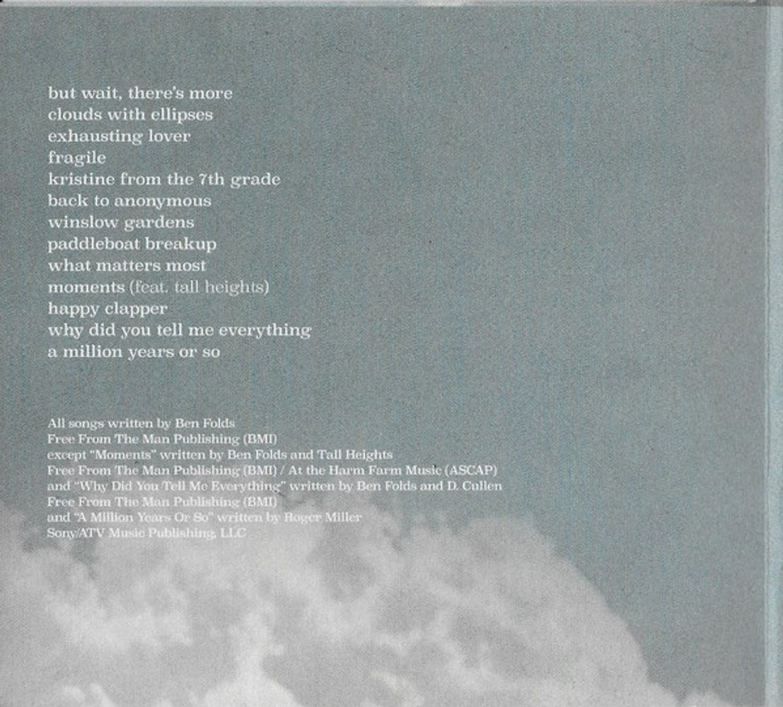 Ben Folds – What Matters Most Music CD