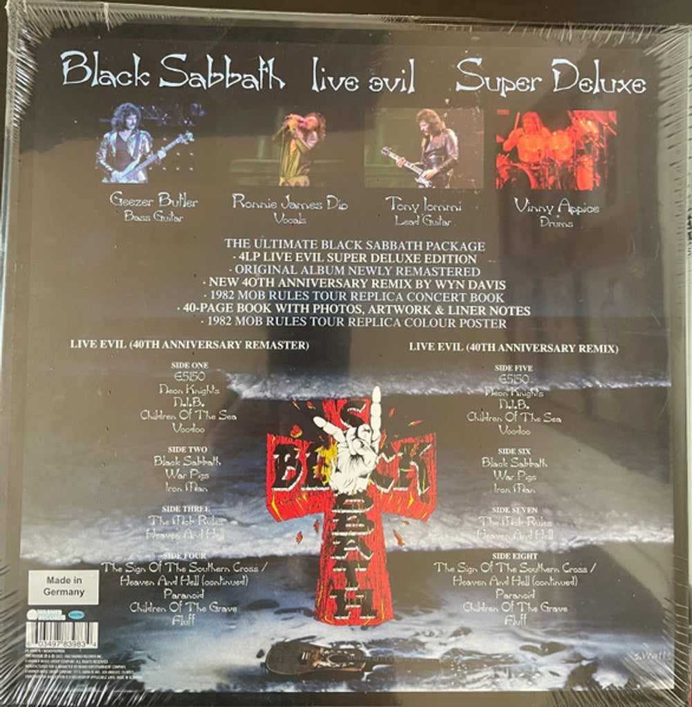 Black Sabbath – Live Evil: 40th Anniversary (4-LP Vinyl) Vinyl Record