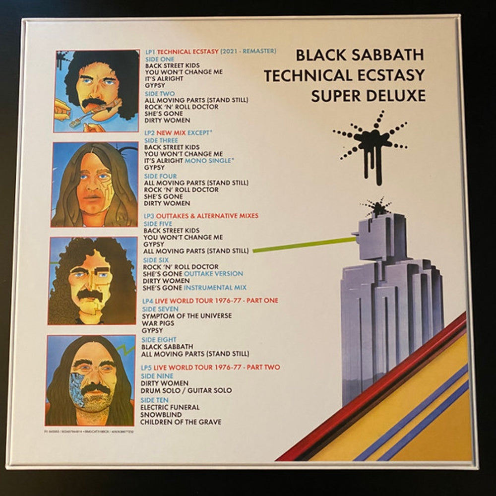 Black Sabbath – Technical Ecstasy: Super Deluxe Edition (5-LP Vinyl) Vinyl Record
