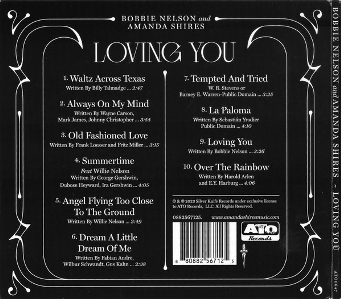 Bobbie Nelson & Amanda Shires – Loving You Music CD