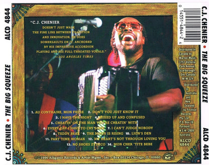 C.J. Chenier & The Red Hot Louisiana Band – Big Squeeze Music CD