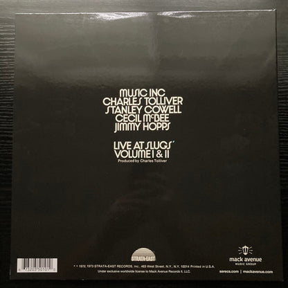 Charles Tolliver – Live At Slugs', Volume I & II (2-LP Vinyl) Vinyl Record