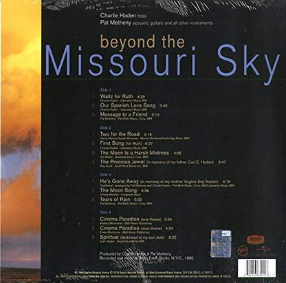 Charlie Haden & Pat Metheny – Beyond The Missouri Sky (2-LP Vinyl) Vinyl Record