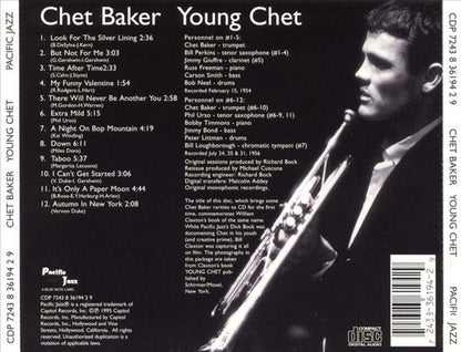 Chet Baker – Young Chet Music CD