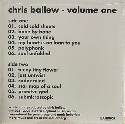 Chris Ballew – Volume One (LP Vinyl) Vinyl Record