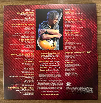 Chris Cain – Good Intentions Gone Bad (LP Red Vinyl) Vinyl Record