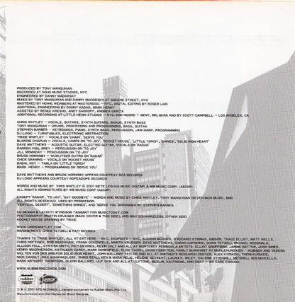 Chris Whitley – Rocket House Music CD
