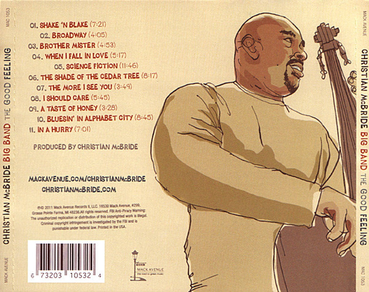 Christian McBride Big Band – The Good Feeling Music CD