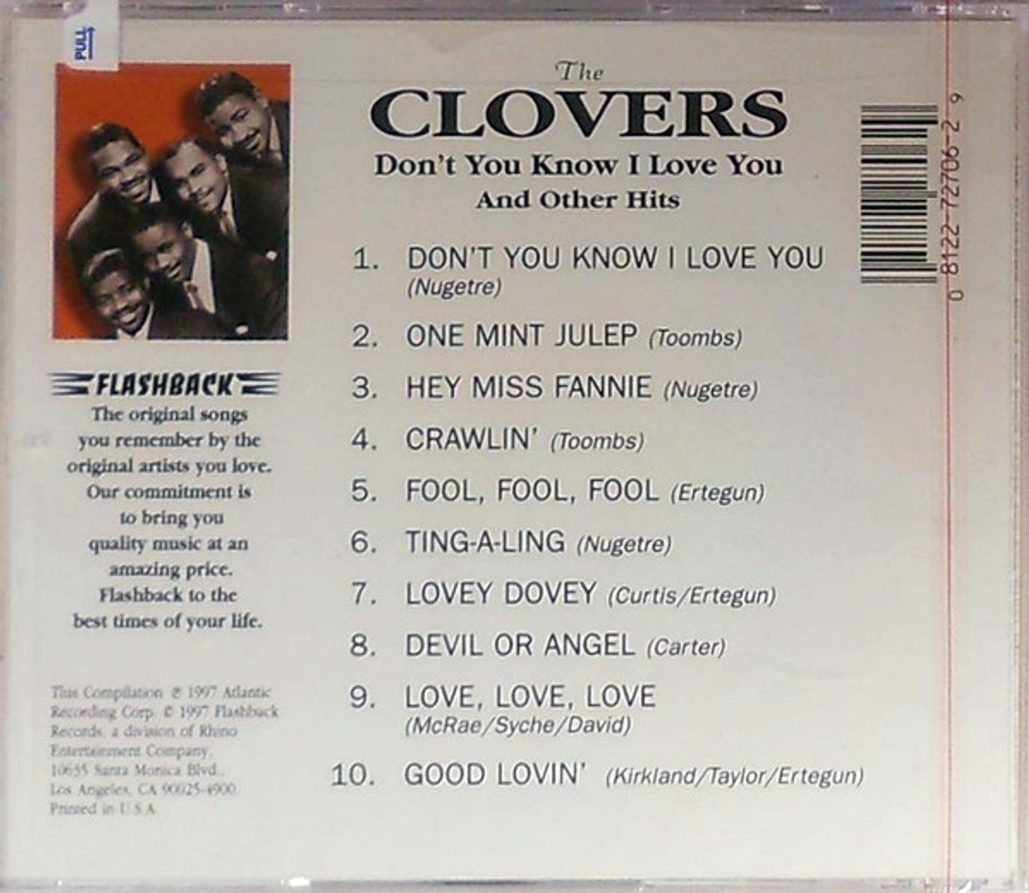 The Clovers – Don't You Know I Love You & Other Hits Music CD