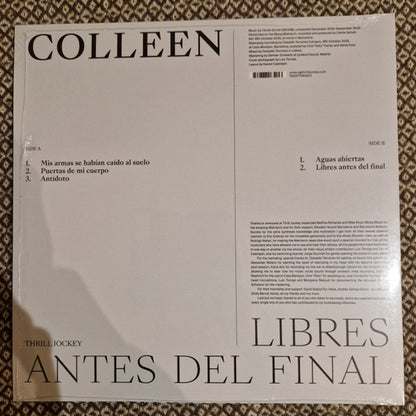 Colleen – Libres Antes Del Final (LP Vinyl) Vinyl Record