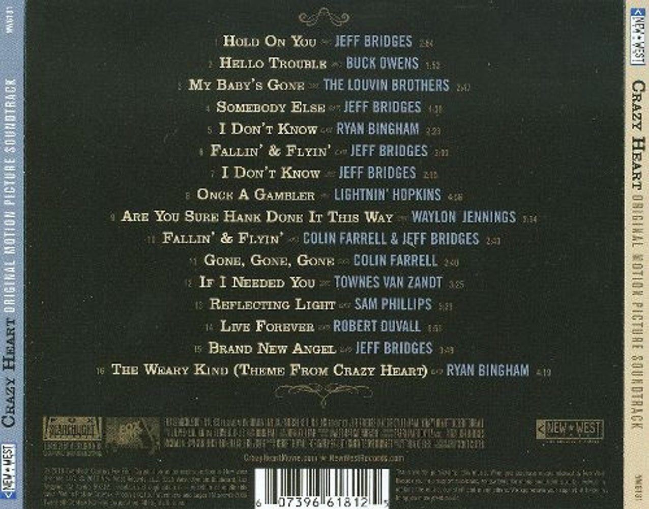 Crazy Heart - Original Motion Picture Soundtrack Music CD