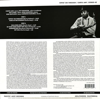 Curtis Amy – Tippin' On Through (LP Vinyl) Vinyl Record
