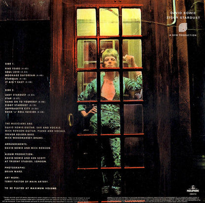 David Bowie – The Rise and Fall Of Ziggy Stardust And The Spiders From Mars (LP Vinyl) Vinyl Record