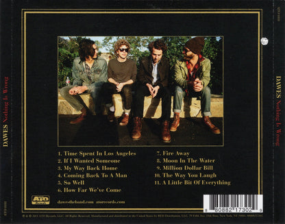 Dawes – Nothing Is Wrong Music CD