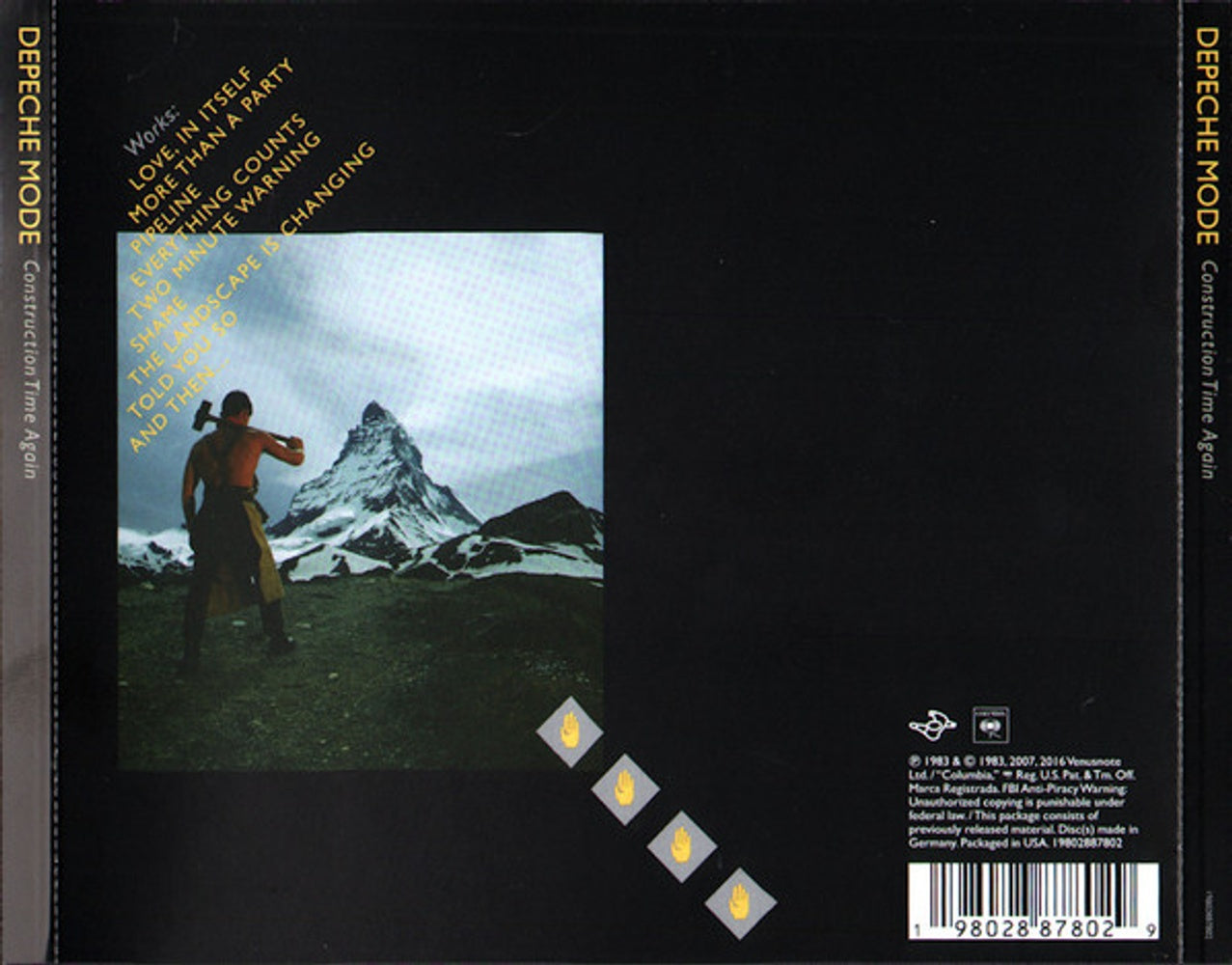 Depeche Mode – Construction Time Again Music CD