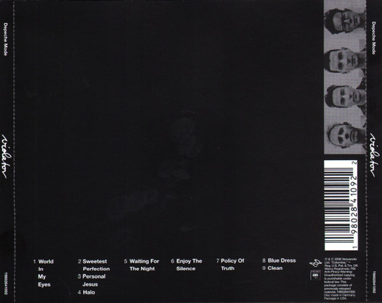 Depeche Mode – Violator Music CD