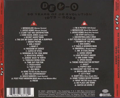 Devo – 50 Years of De-Evolution 1973–2023 (2-CD)